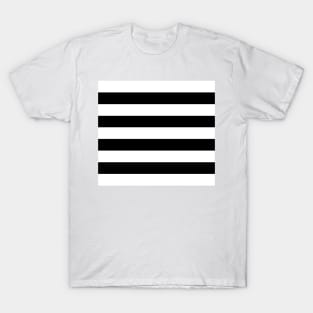 Chic+Modern Black and White Stripes T-Shirt